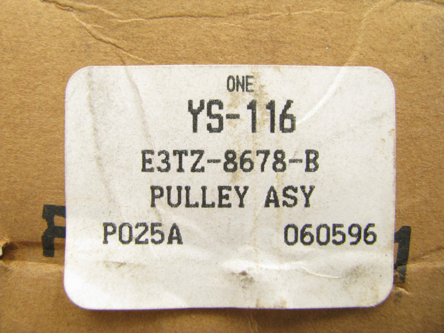 NEW Motorcraft YS-116 Engine Belt Idler Pulley 1983 Ford Ranger 2.2L DIESEL
