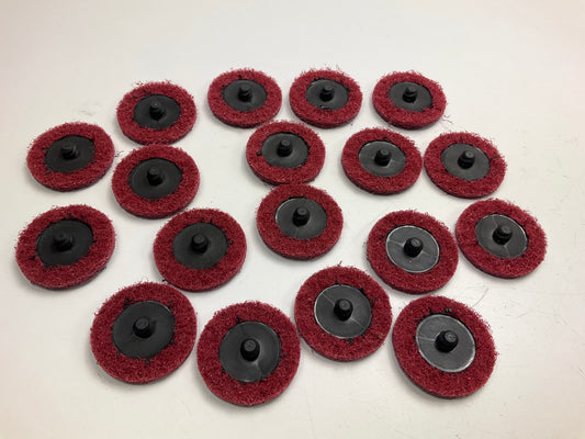 18 Pcs Mountain MTN8481 2'' Medium Grit Surface Sanding Blending Discs Speed-Lok