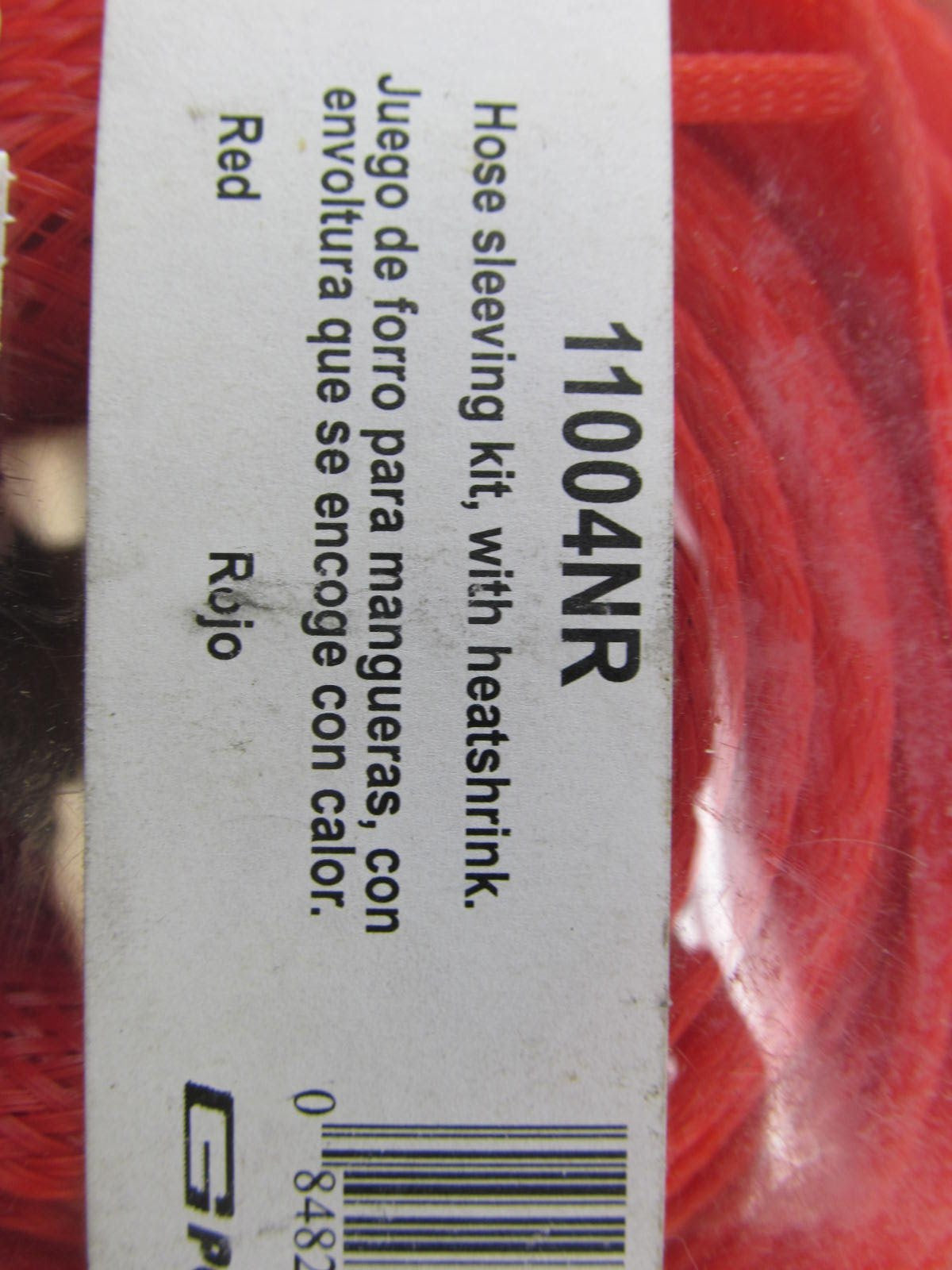 Mr Gasket 11004NR Hose + Wiring Sleeve Kit RED W/heat Shrink - 6 Sizes
