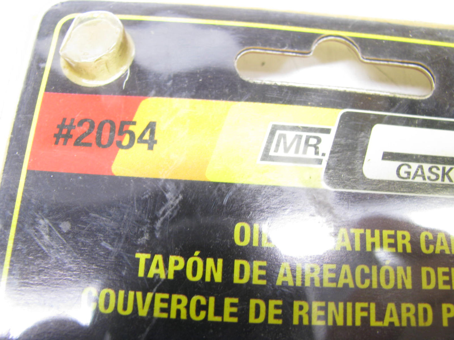 Mr Gasket 2054 Chrome Engine Crankcase Breather Element Filter