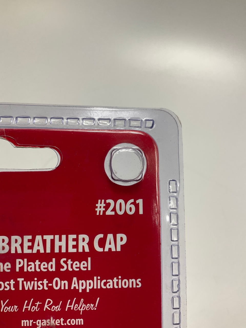 Mr Gasket 2061 Chrome Twist On In Style Valve Cover Breather Oil Cap SBC BBC V