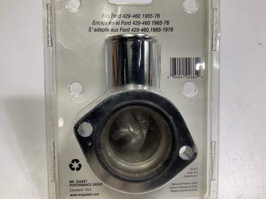 Mr Gasket 2664 Chrome Engine Coolant Water Neck 1965-1976 BBF 429-460