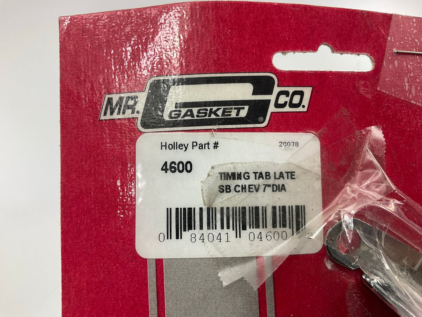 Mr Gasket 4600 Engine Timing Tab - Chevy Small Block SBC W/ 7'' Balancer
