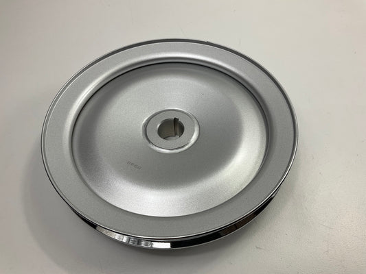 Mr. Gasket 4948G Chrome Power Steering Pump Pulley - 1967-1984 Chevy V8