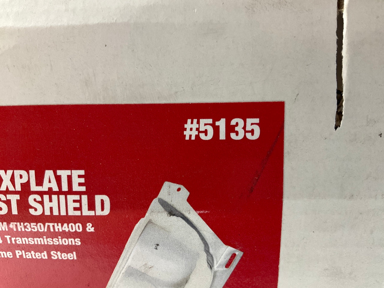 Mr Gasket 5135 Flexplate Dust Shield Cover Steel Chrome - Chevy TH350 TH400
