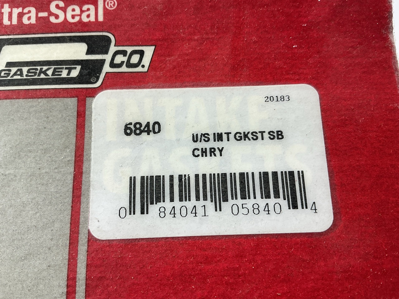 Mr Gasket 5840 Intake Manifold Gasket Set For Chrysler 318-360 V8 1.17'' X 2.27''
