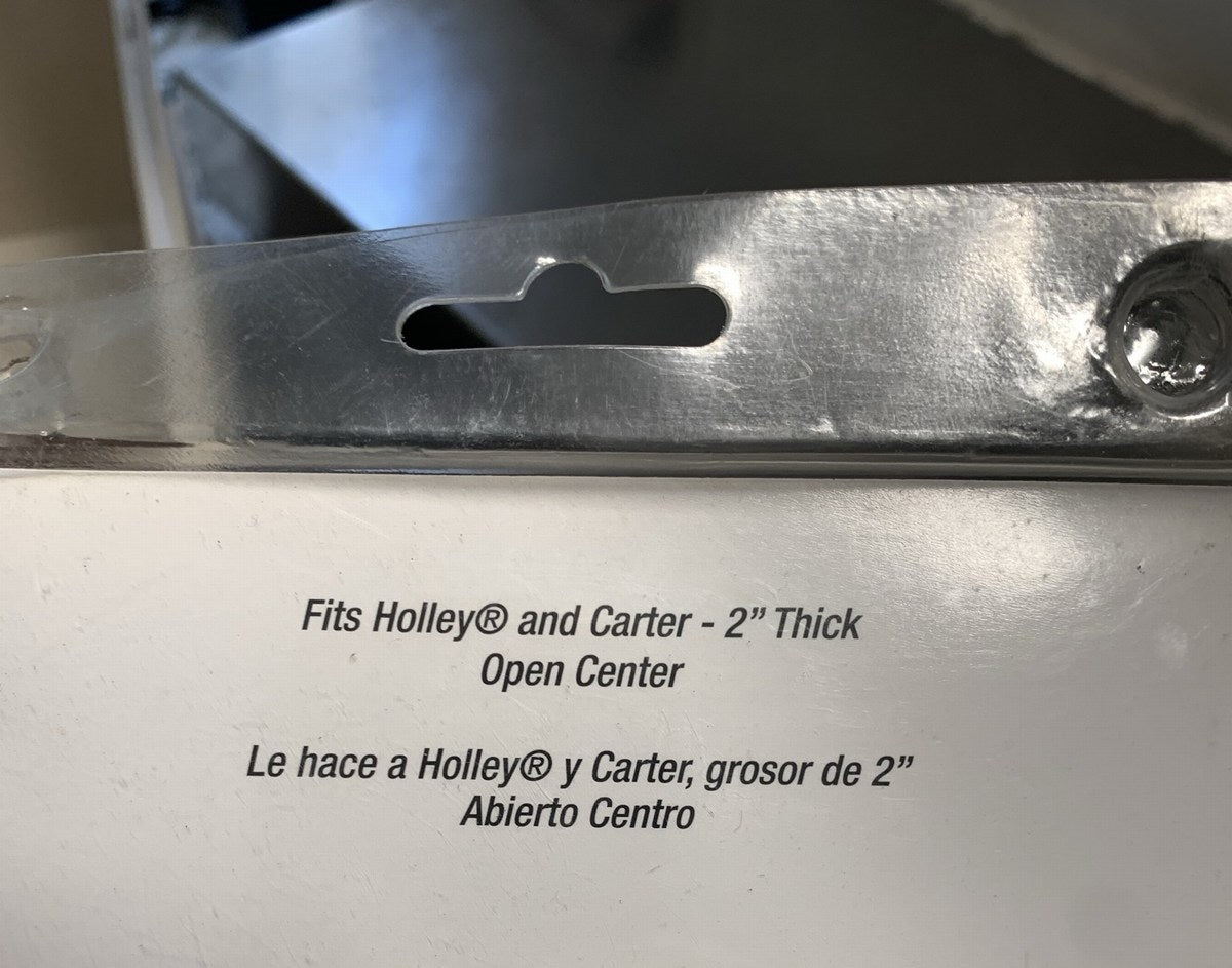 Mr Gasket 6007 Carburetor Spacer - 2'' Thick For Carter Or Holley Carb