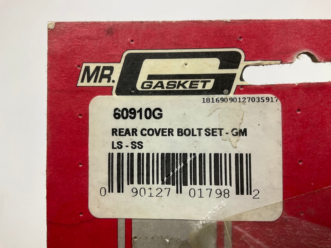 Mr. Gasket 60910G Rear Engine Block Cover Bolt Set - Stainless Steel
