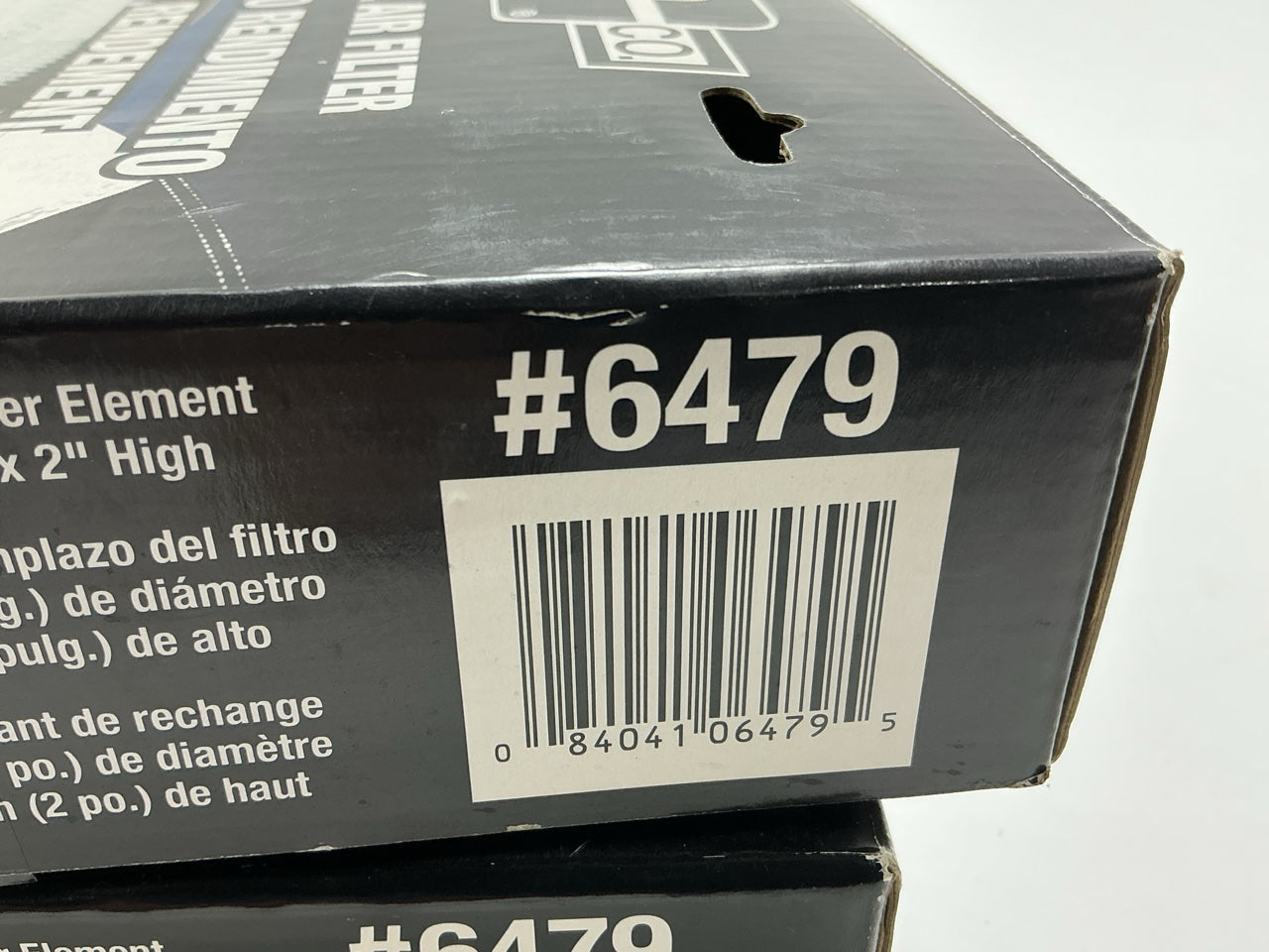 (2) Mr. Gasket 6479 Air Filter Elements - 10 Inch X 2 Inch - Paper