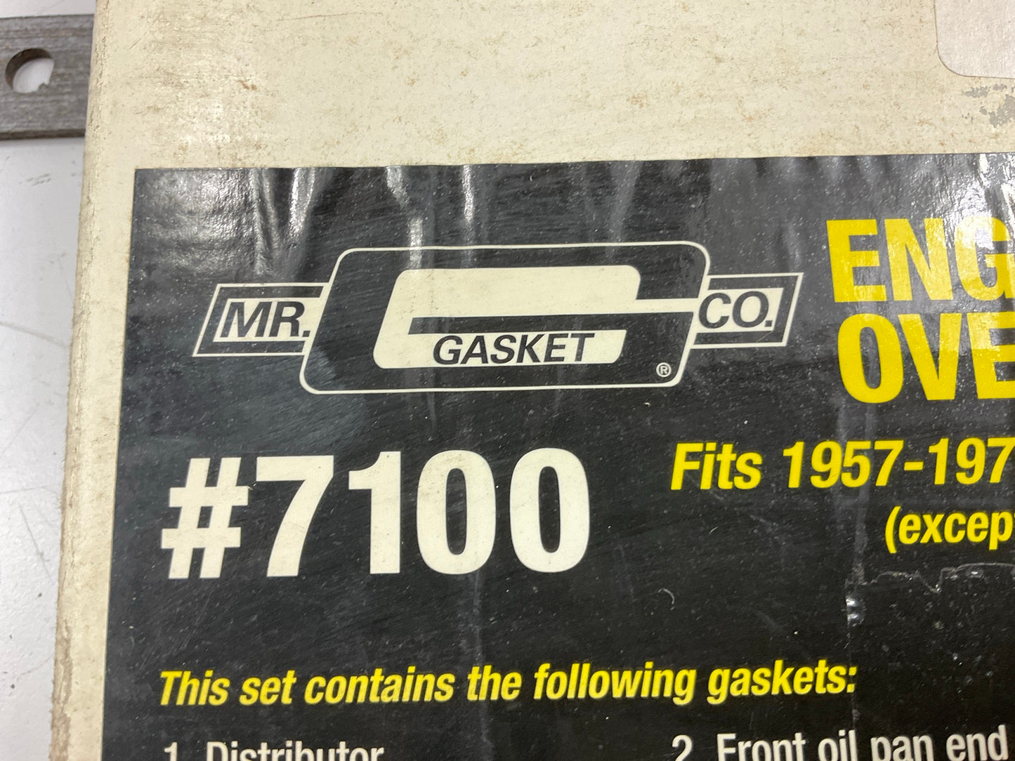 Mr. Gasket 7100 Small Block Chevy Rebuilder Overhaul Full Gasket Set Kit SBC 350