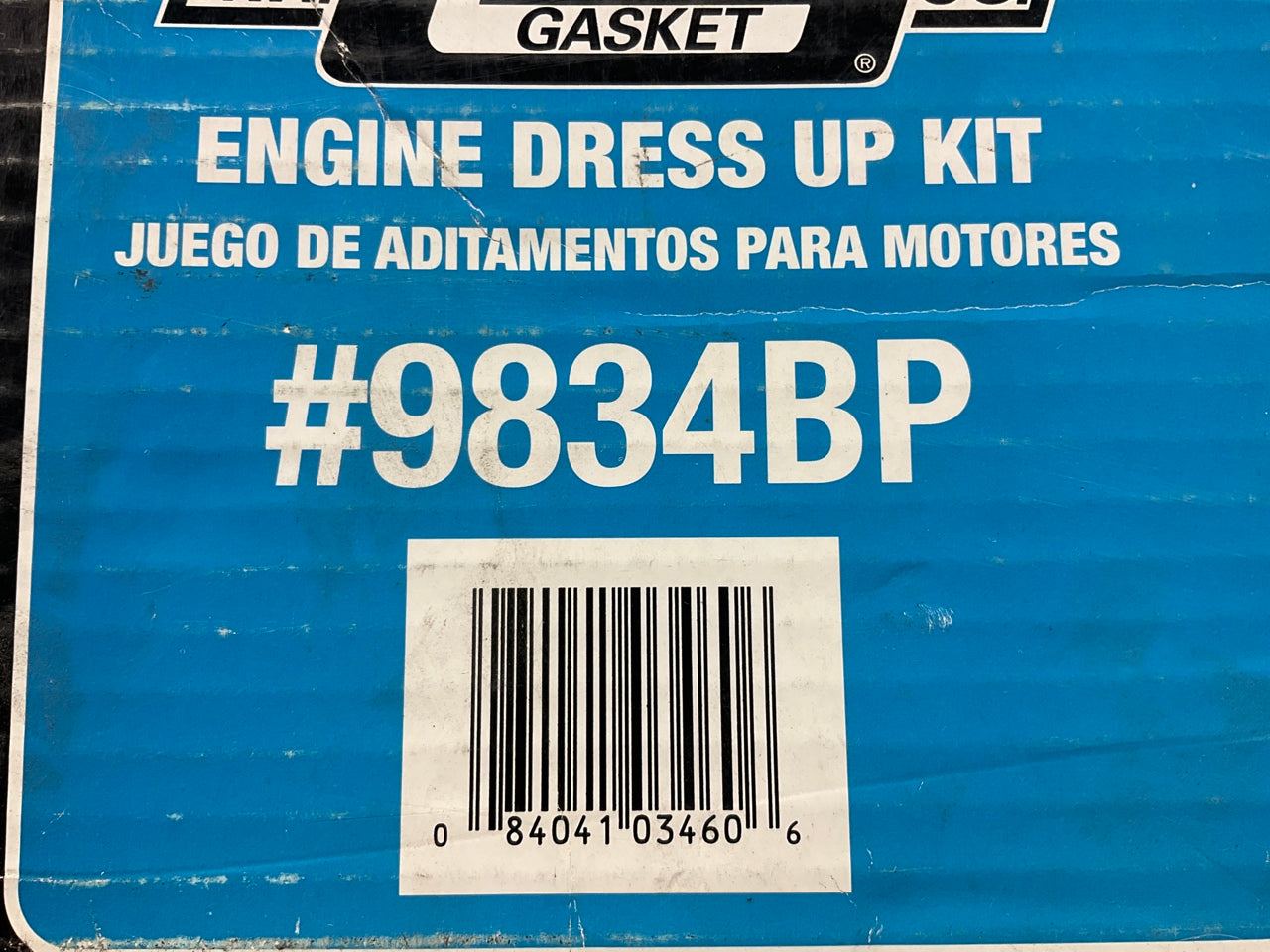 MISSING PARTS - Actual Item Shown - Mr Gasket 9834B Black Engine Dress Up Kit