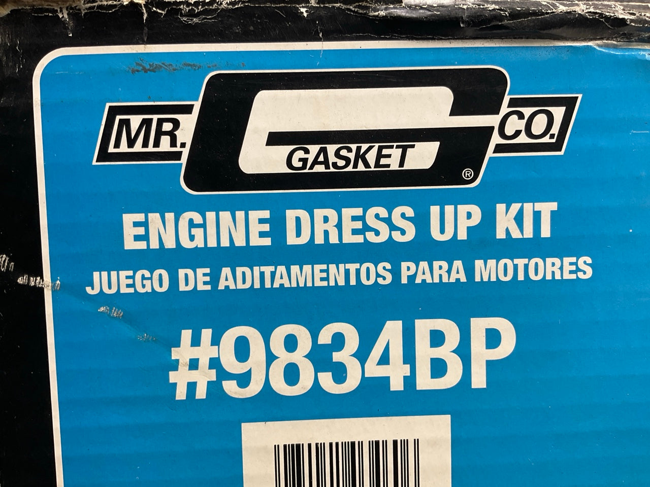 MISSING PARTS - Mr Gasket 9834B Black Engine Dress Up Kit: 58-85 SBC Chevy V8