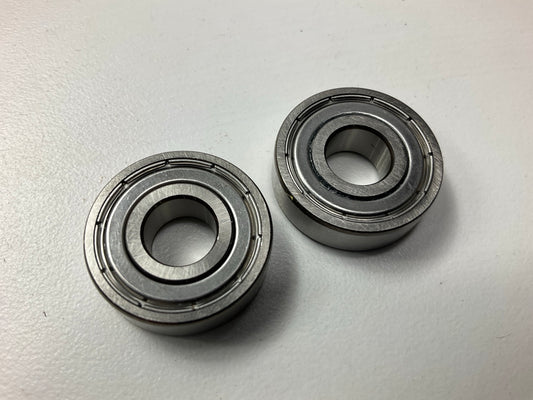 (2) MRC 100KSFF Shieled Ball Bearing, 1.025'' OD X 0.390'' ID X 0.315'' Thick