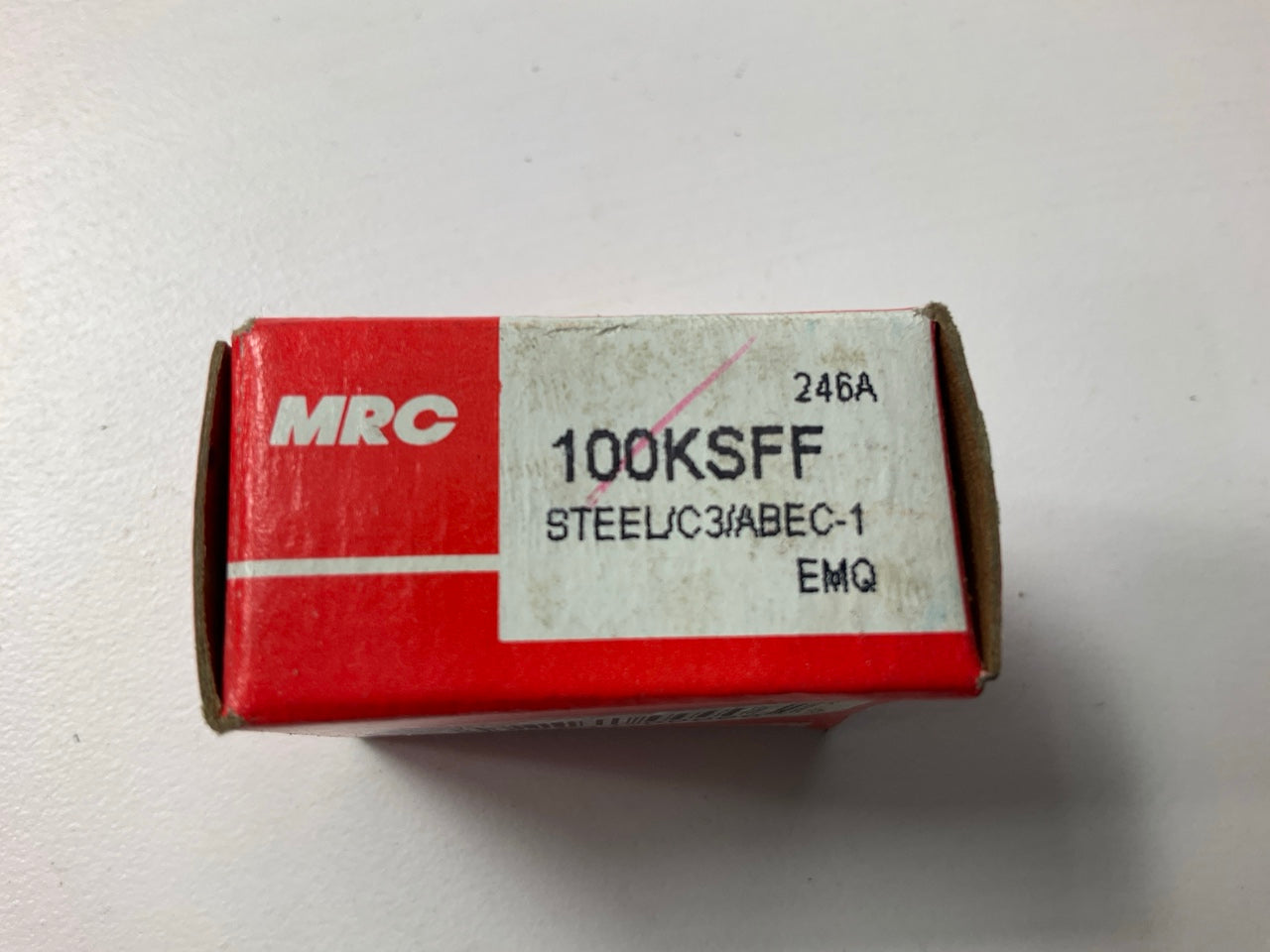 (2) MRC 100KSFF Shieled Ball Bearing, 1.025'' OD X 0.390'' ID X 0.315'' Thick