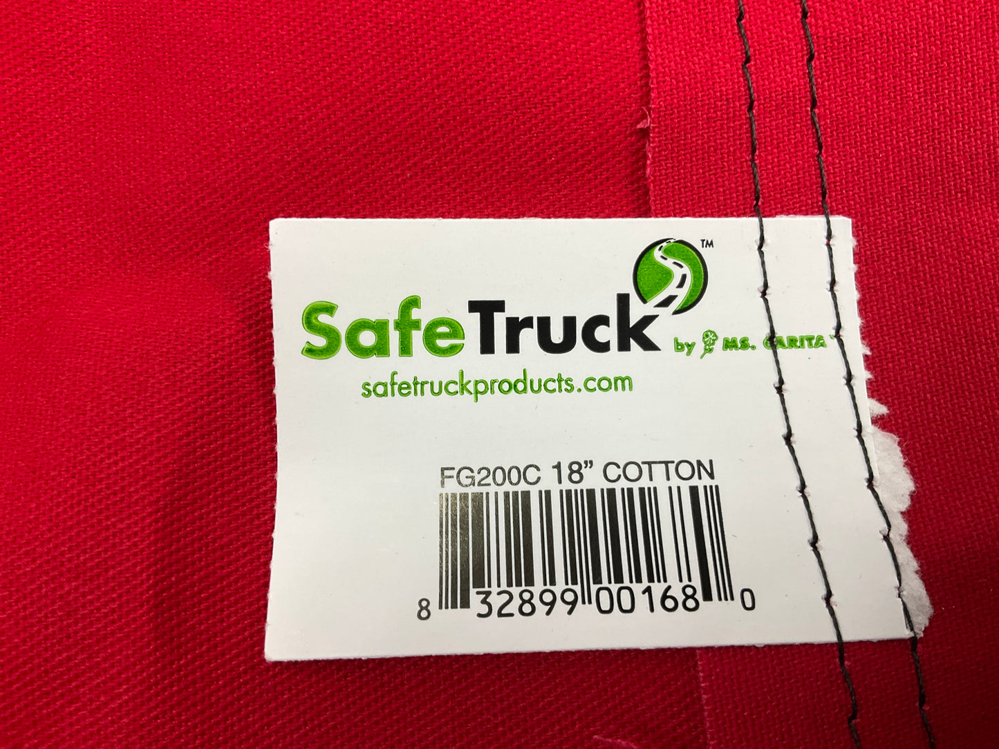 Ms Carita FG200C 18'' X 18'' Vinyl-Coated Polyester Grommet Solid Flag - Red
