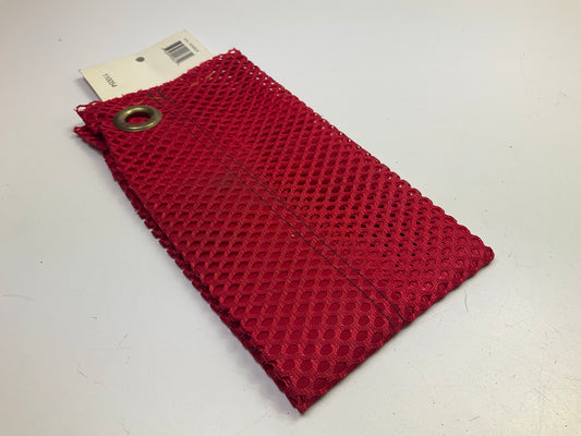 18''x18'' RED Grommet Flag Jersey Oversize Wide Load Fray Resistant Knit Polyester