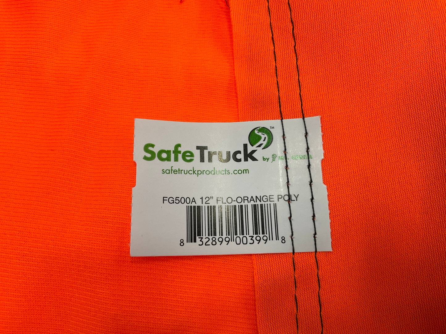 Ms Carita FG500A Flo-Orange Polyester Grommet Flag 12''x12'' Safety Flag