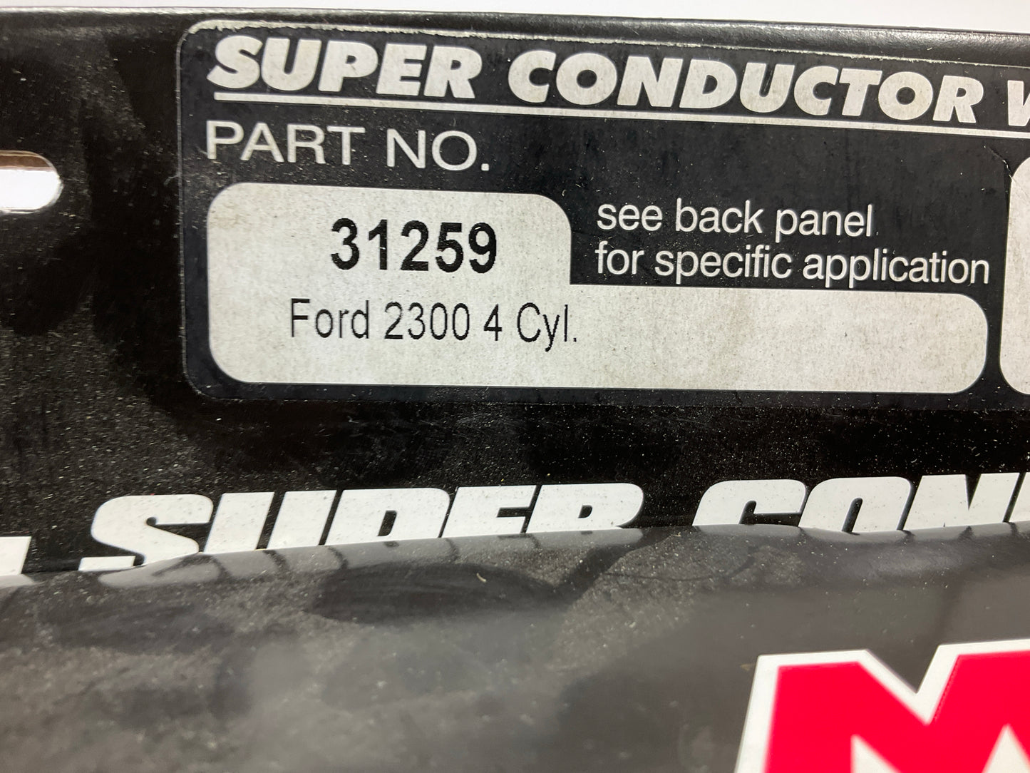 MSD 31259 8.5mm Performance Ignition Spark Plug Wire Set - 1983-1990 Ford 2.3L