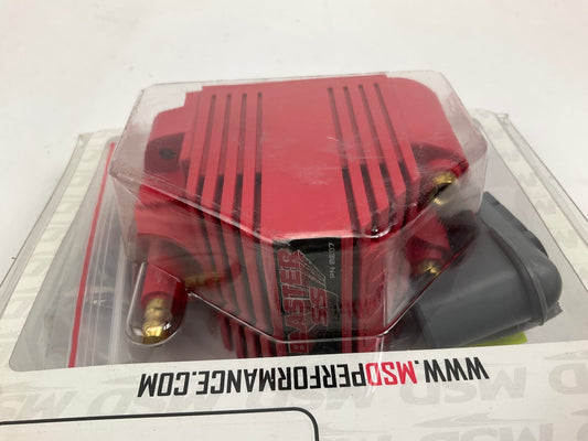 MSD 8207 Blaster SS Performance Ignition Coil E-Core Square Epoxy Red 40,000 V