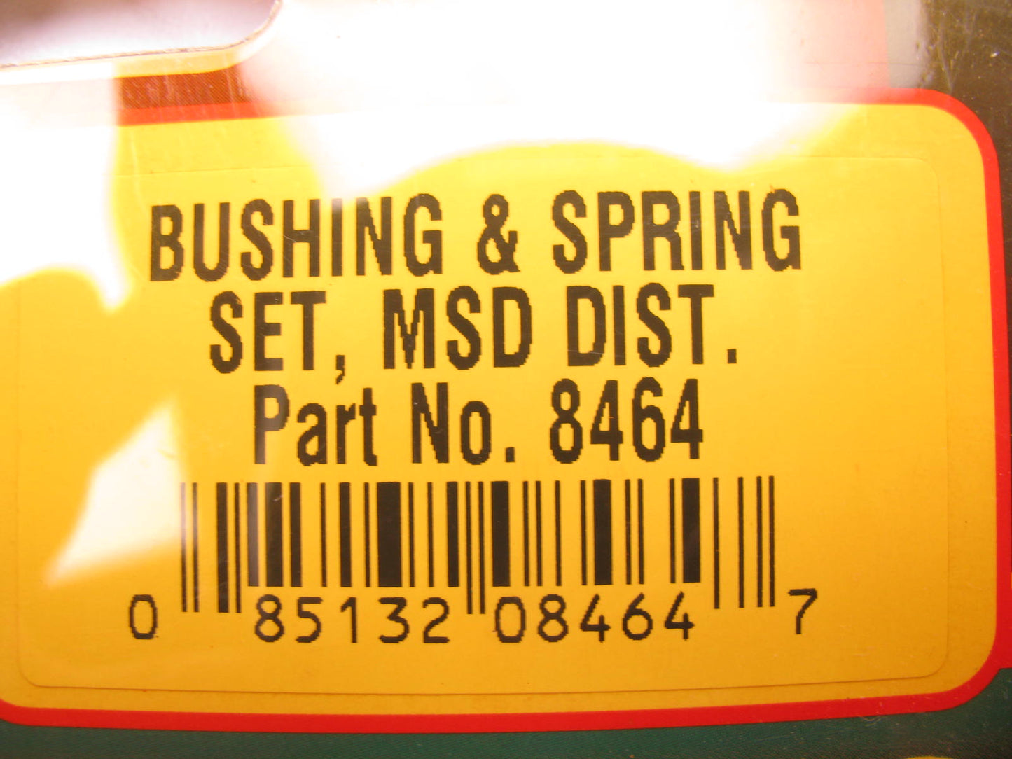 MSD 8464 Distributor Mechanical Advance Bushing & Spring Set