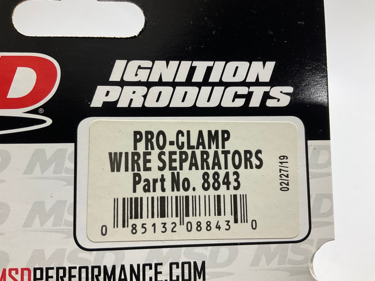 MSD 8843 MSD Ignition Pro Clamp Wire Separators-Spark Plug Wire Dividers - 7-9mm