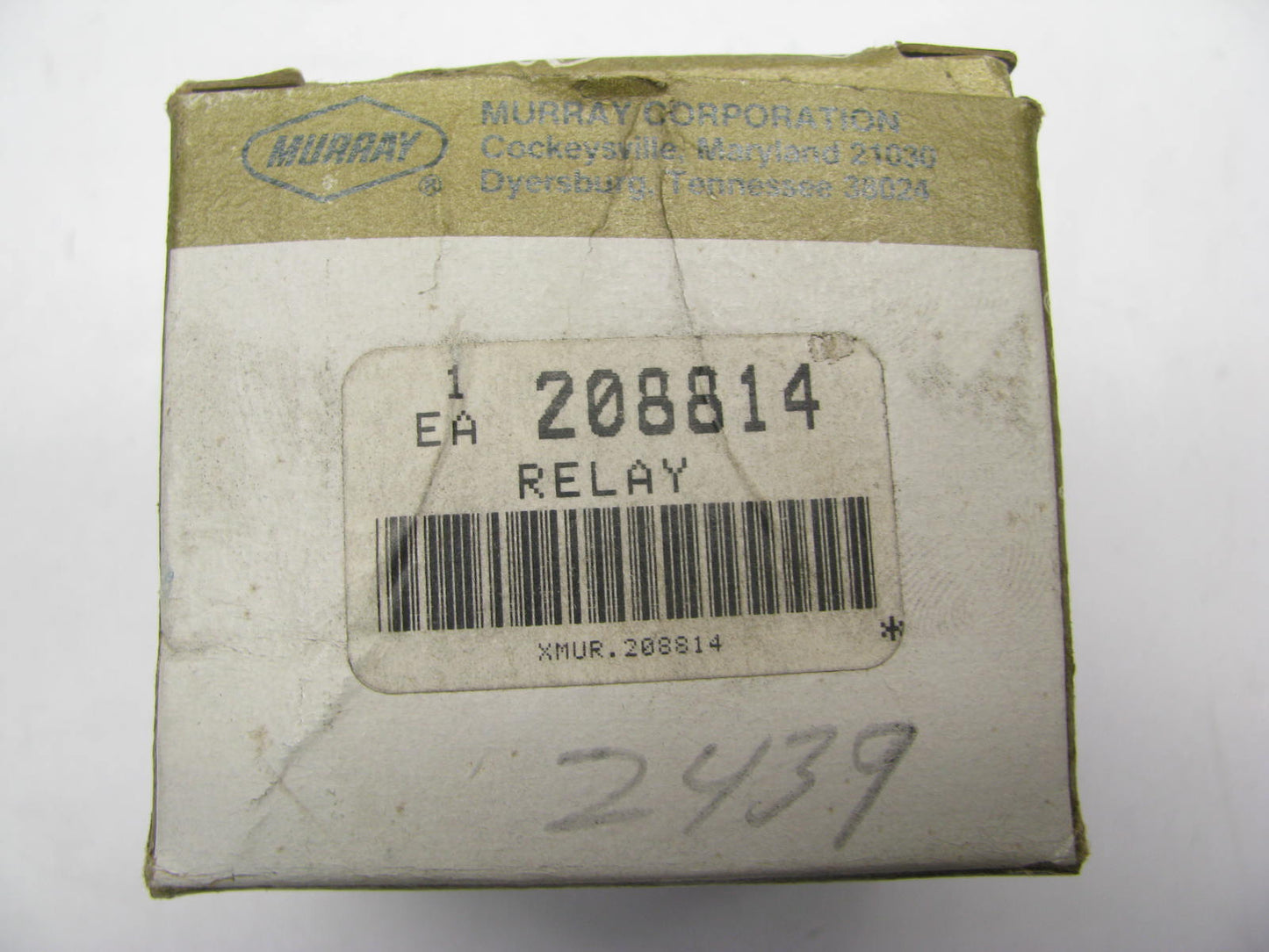Murray 208814 A/C Compressor Fast Idle Cut-Out Relay