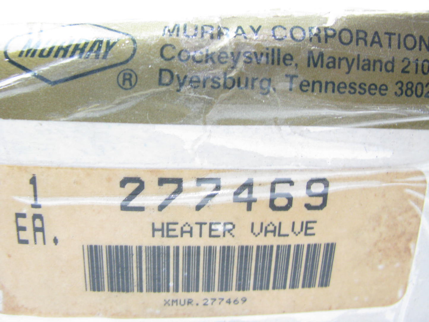 Murray 277469 Heater Valve For 1975-1978 Toyota Corona