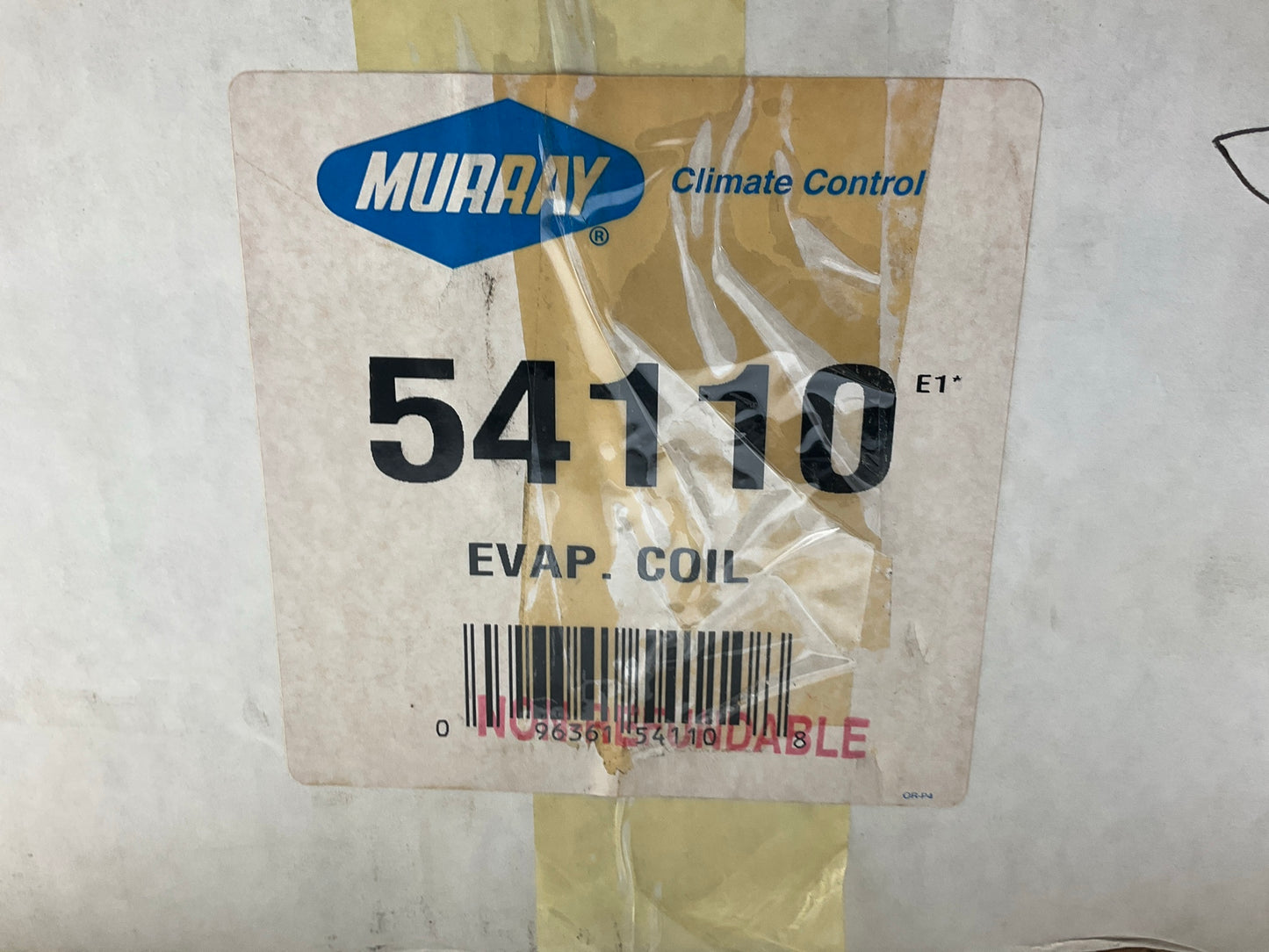 Murray 54110 A/C Evaporator Core