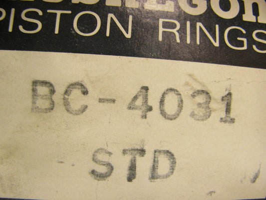 Muskegon BC-4031 Engine Piston Rings - Standard Size
