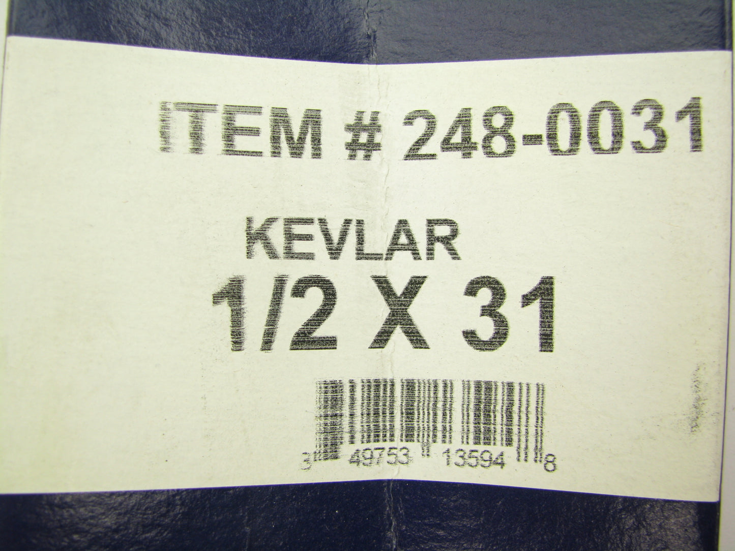 N2 248-0031 Power Equipment Accessory Drive Belt - 1/2'' X 31''