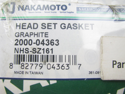 Nakamoto 2000-04363 Cylinder Head Gasket Set 1992-2001 GM Suzuki 1.6L