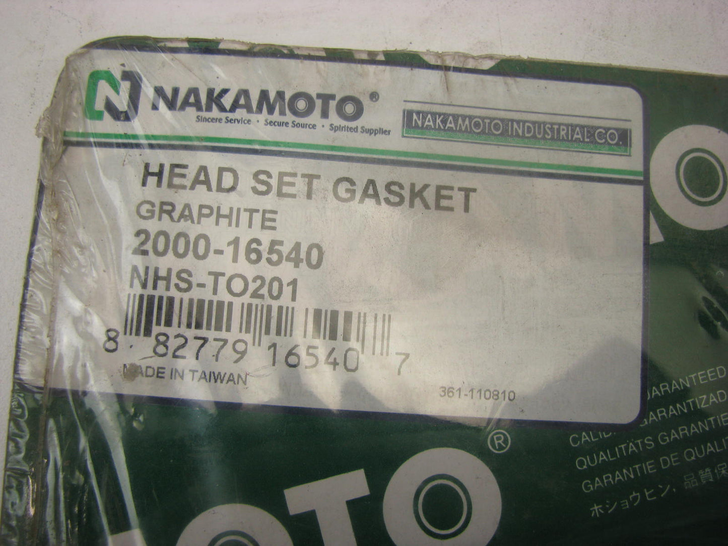 Nakamoto 2000-16540 Cylinder Head Gasket Set For 1987-1991 Toyota 2.0L-L4