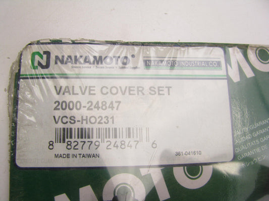 Nakamoto 2000-24847 Valve Cover Gasket Set for 1992-1996 Honda Prelude 2.3L-L4