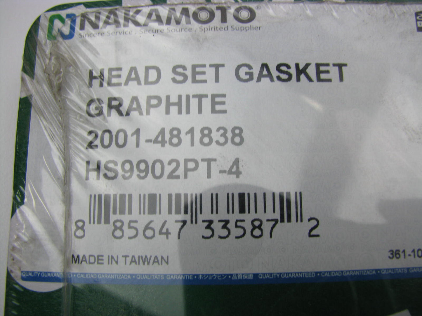 Nakamoto 2001-481838 Cylinder Head Gasket Set 99-01 Ford Ranger , B3000 3.0L V6