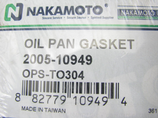 Nakamoto 2005-10949 Engine Oil Pan Gasket For 1992-1993 ES300, Camry V6