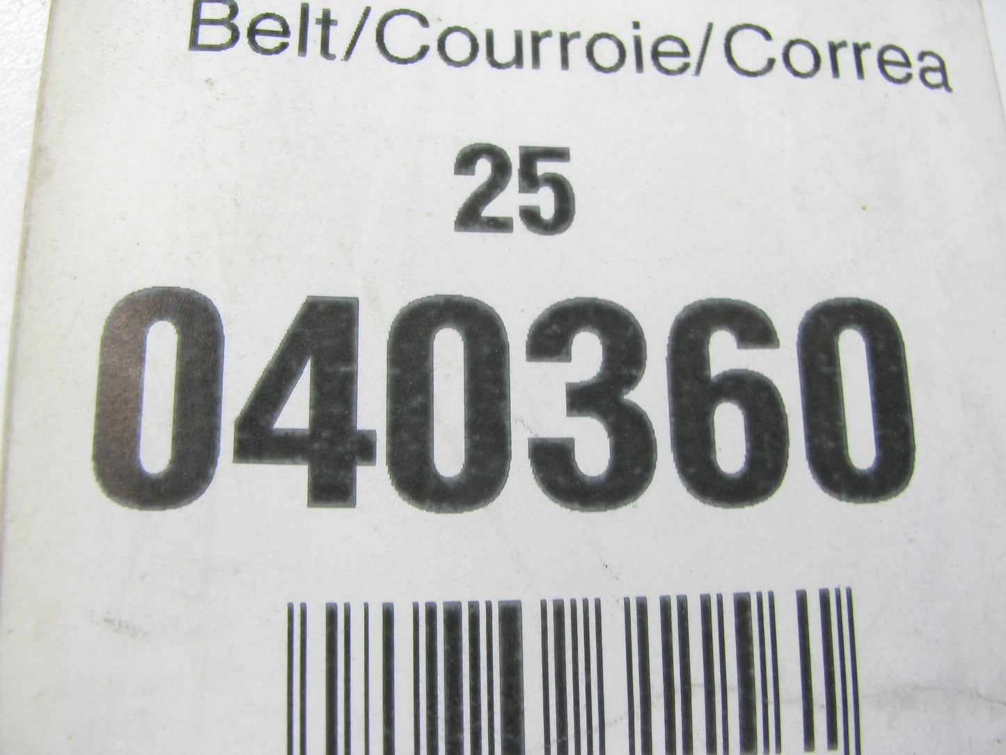 Napa 040360-25 Serpentine Belt - 0.56'' X 36.50'' - 4 Ribs