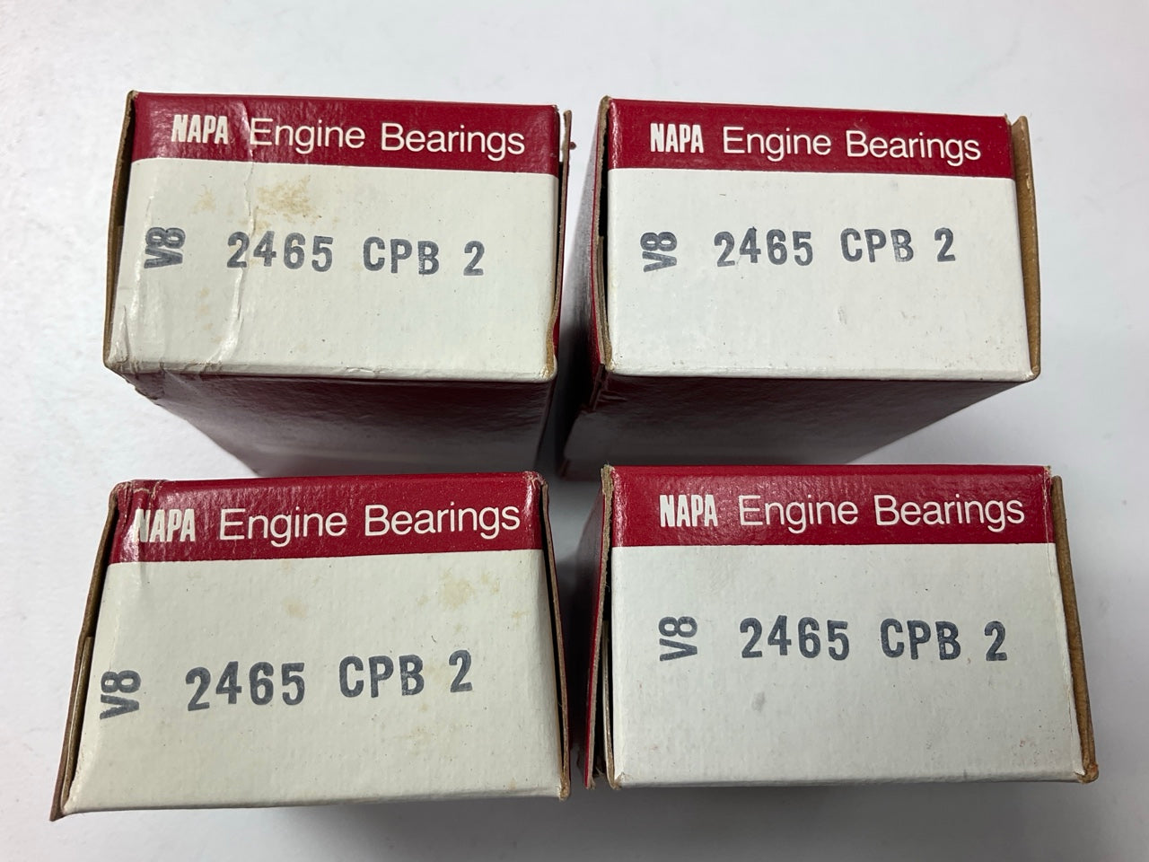 (6) Napa 2465CPB-2 Connecting Rod Bearings .002'' 1961-67 Ford 223 262-L6