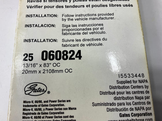 Napa 25-060824 Serpentine Belt