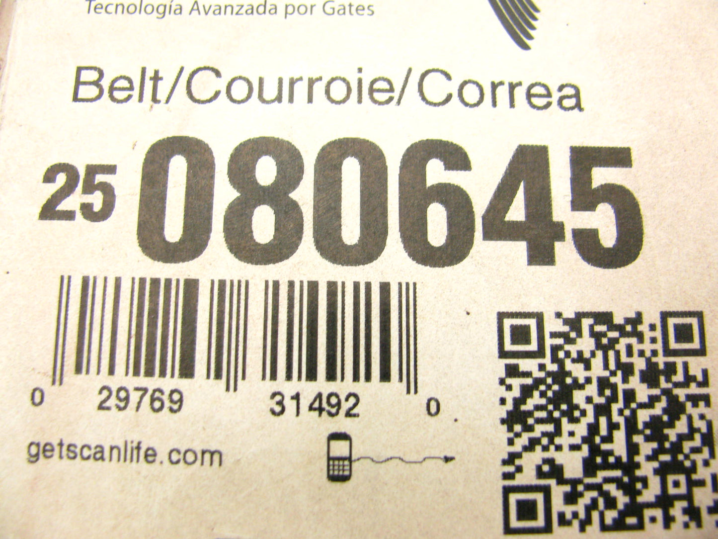 Napa 25-080645 Serpentine Belt