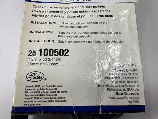 Napa 25-100502 Serpentine Belt