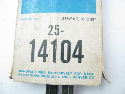 Napa 25-14104 Accessory Drive Belt - 0.44'' X 56.125'' - 36 Degree