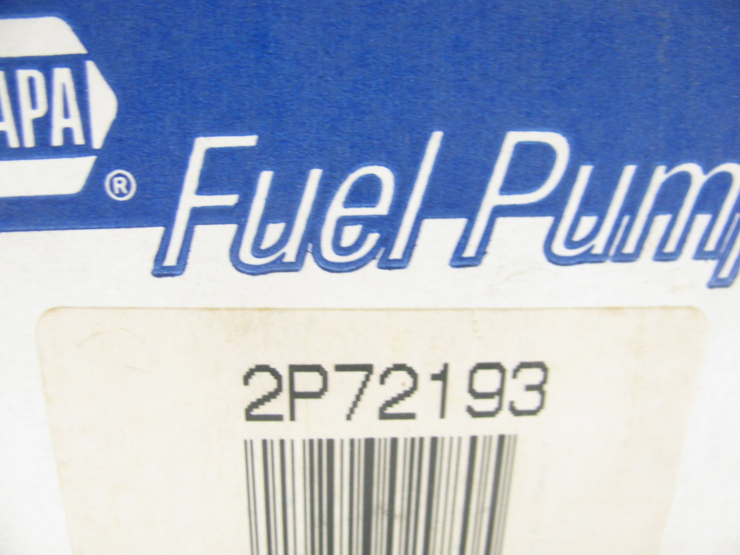 Napa 2P72193 Electric In-tank Fuel Pump P72193