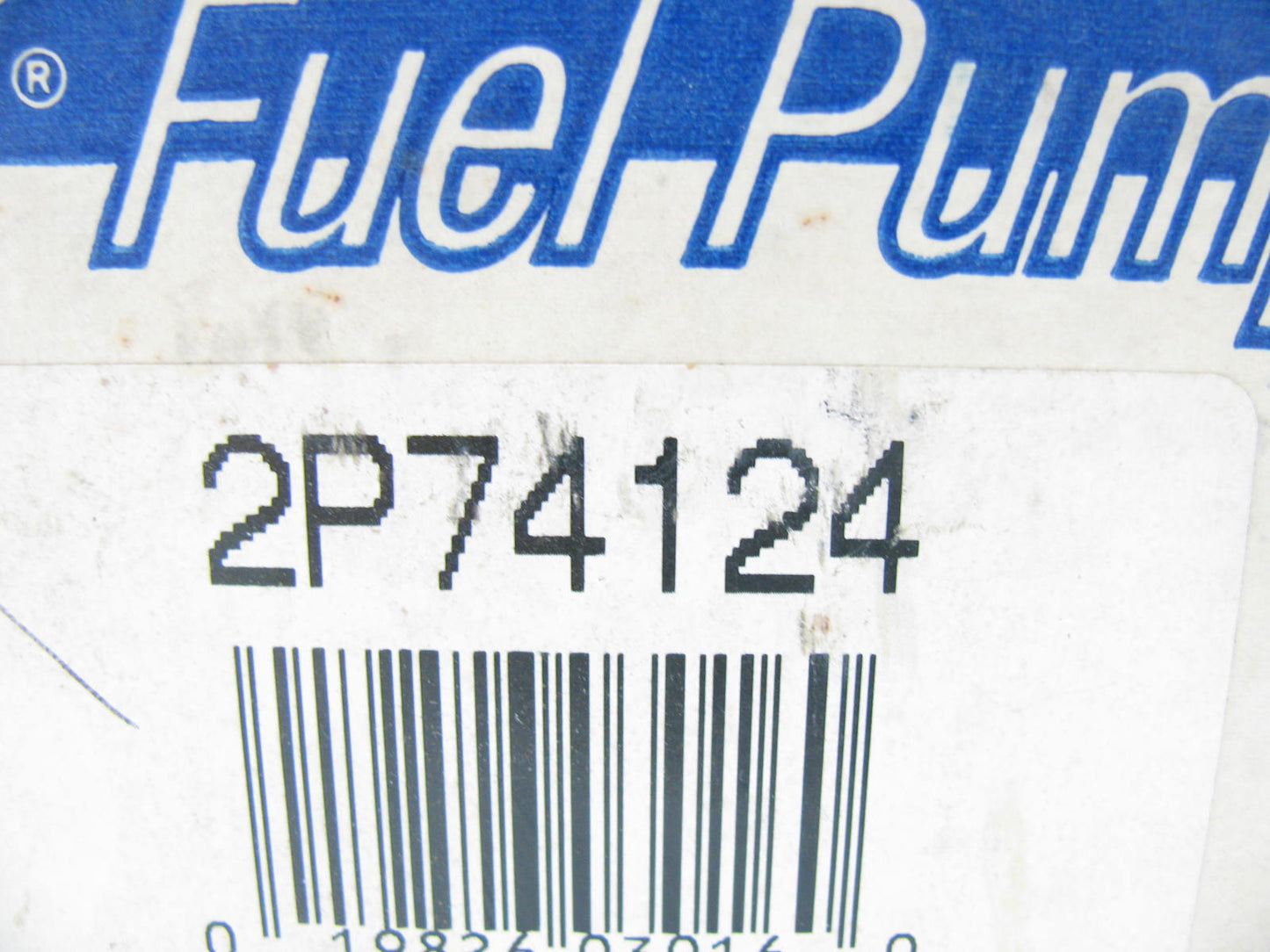 Napa 2P74124 Replacement Electric In-Tank Fuel Pump