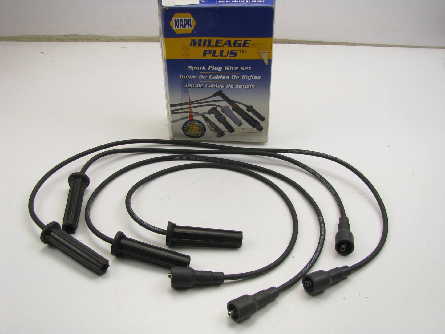 Napa 3128 Ignition Spark Plug Wire Set - 7mm for 1992-1994 Pontiac Sunbird 2.0L