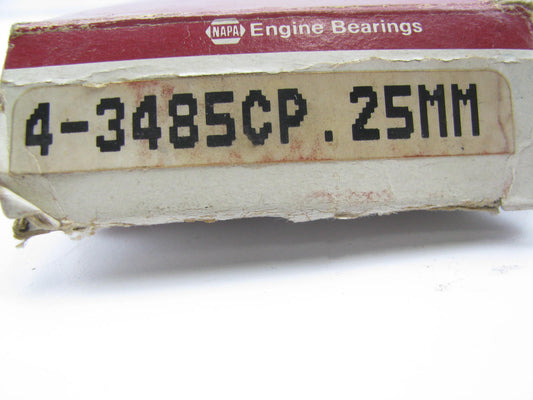 (4) Napa 3485CP-25MM Connecting Rod Bearings - .25mm Undersize