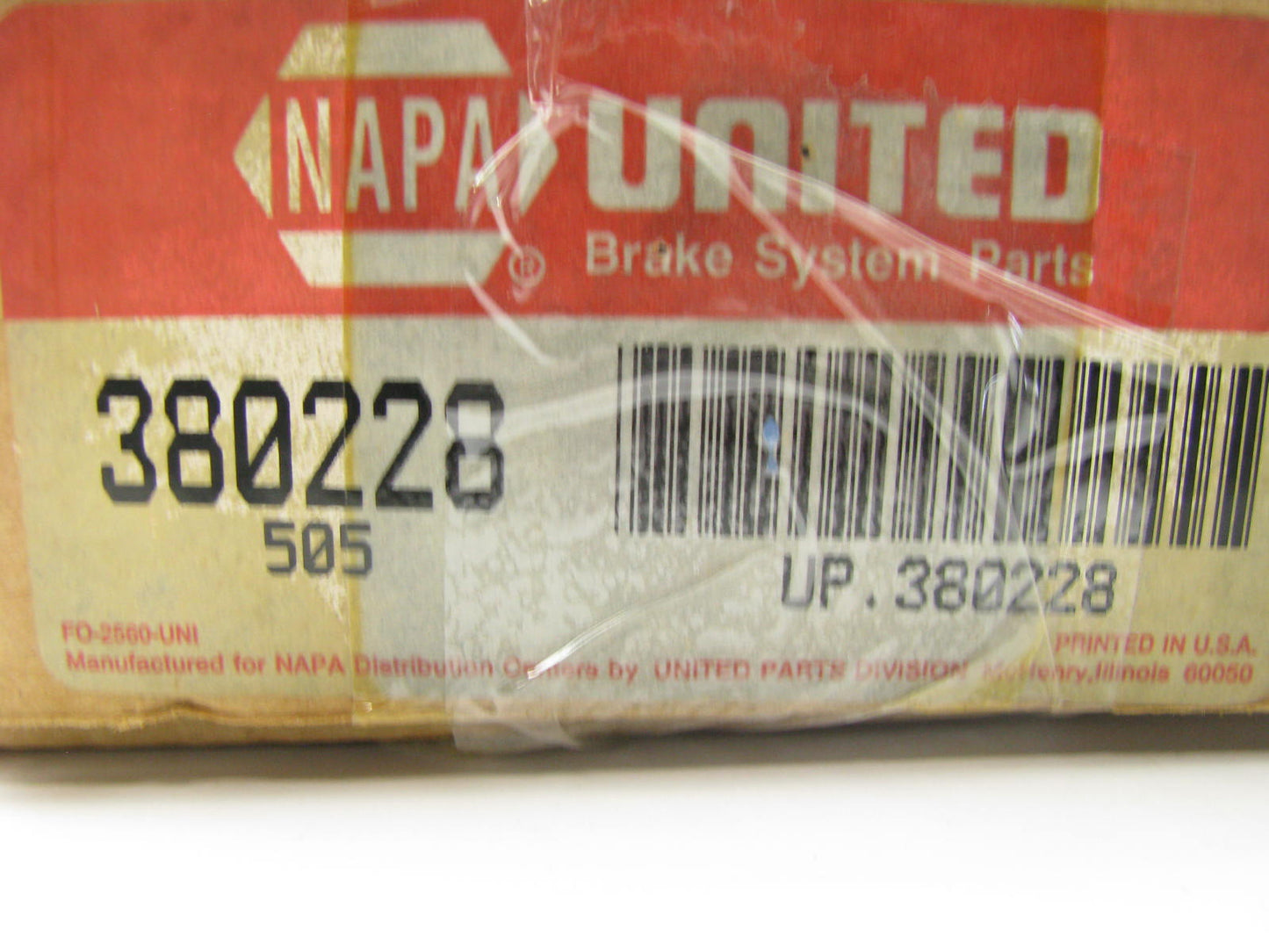 Napa 380228 Front Right Brake Hose For 1993-1995 Wrangler