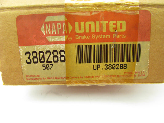 Napa 380288 Front Master Cylinder To Combination Valve Brake Hose