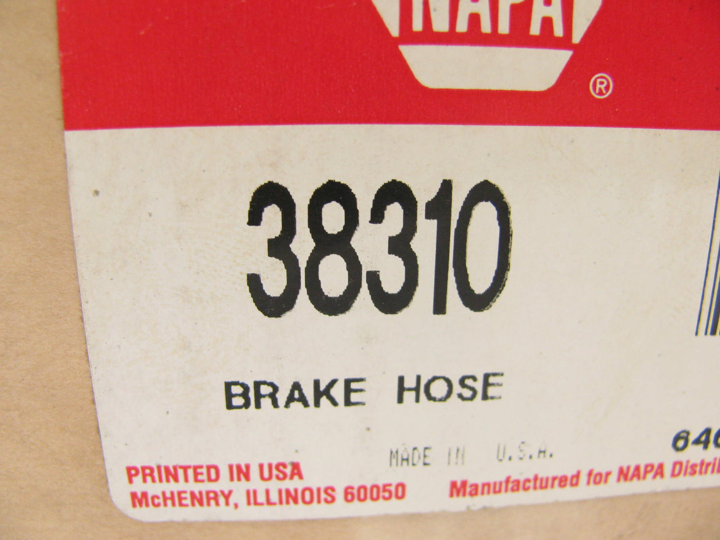 Napa 38310 Brake Hydraulic Hose - Front Lower