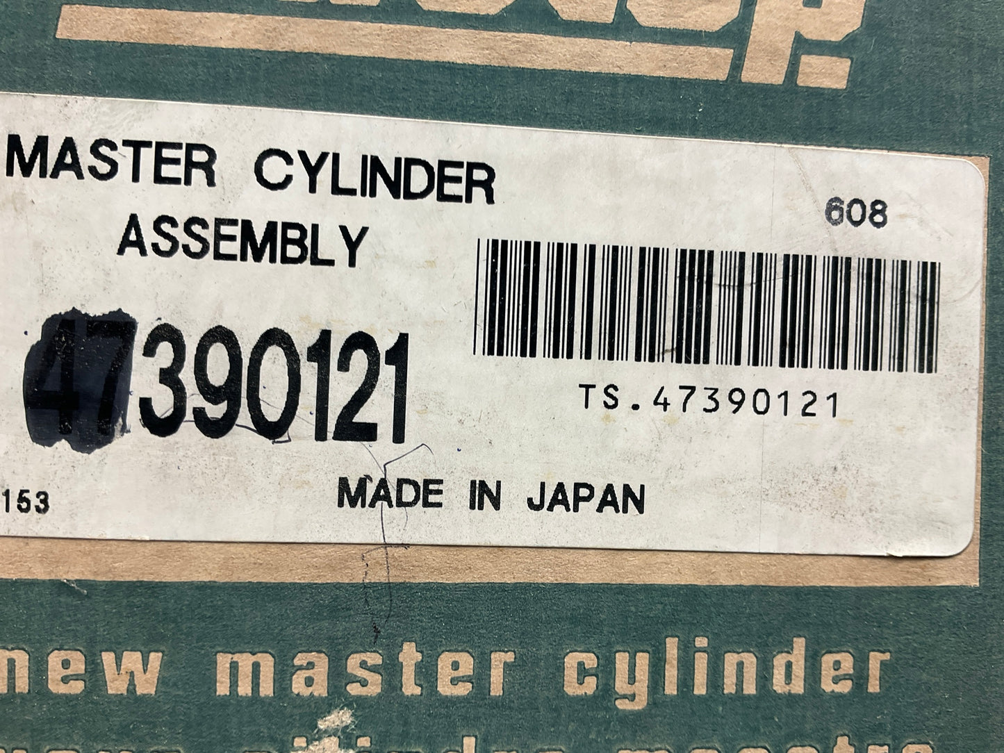 Napa 390121 Brake Master Cylinder For 1991-1993 Nissan Maxima (OEM NABCO REBOX)