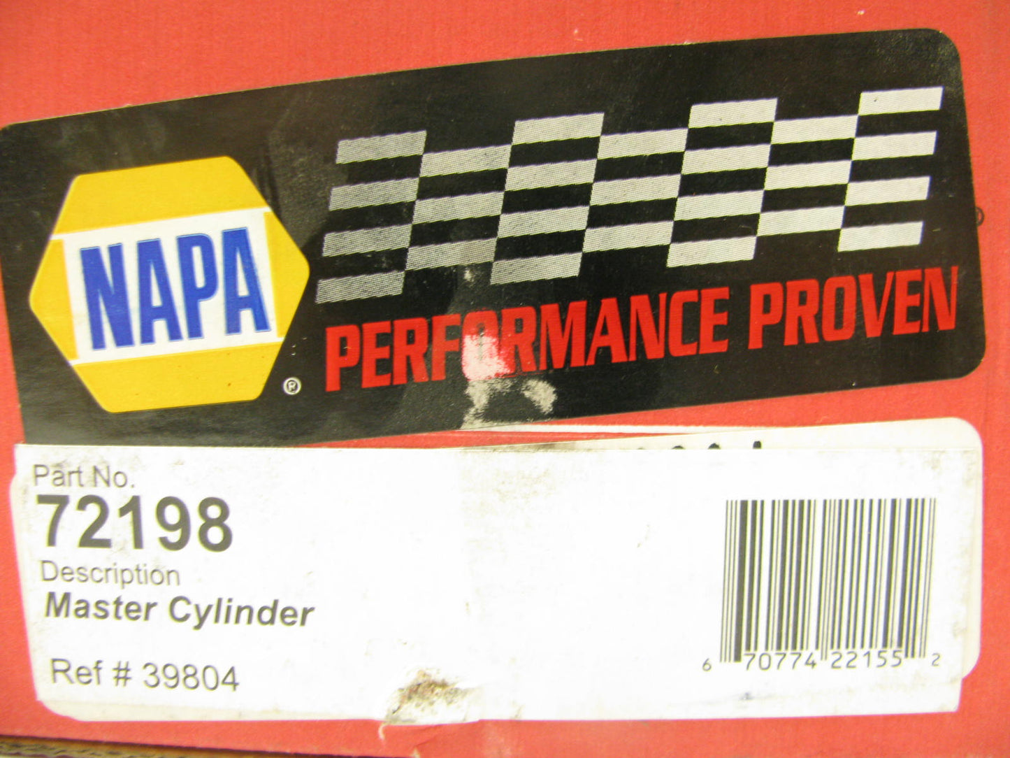 Napa 39804 Clutch Master Cylinder